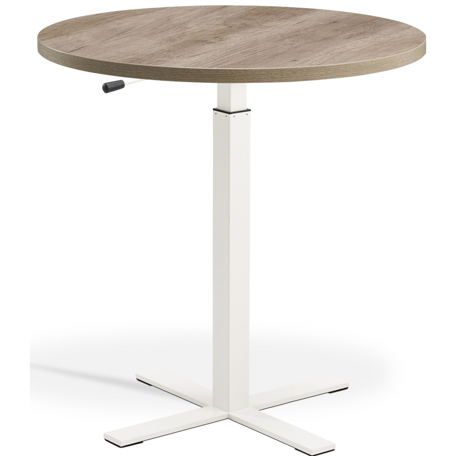 Boost Gas Lift Single Leg Table for Round Tops